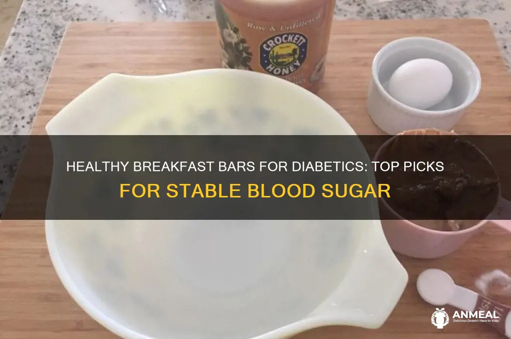 what is the best breakfast bar for a diabetic