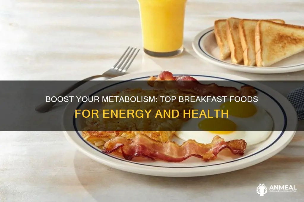 what is the best breakfast food to boost metabolism