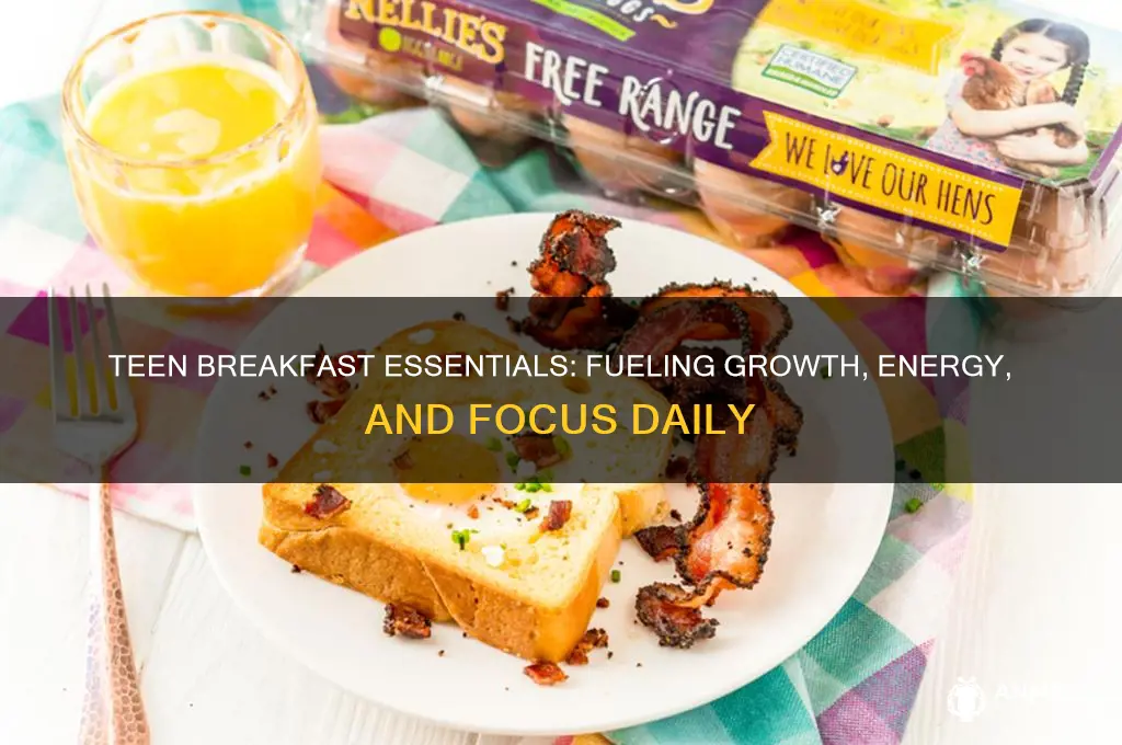 what is the best breakfast for a teenager