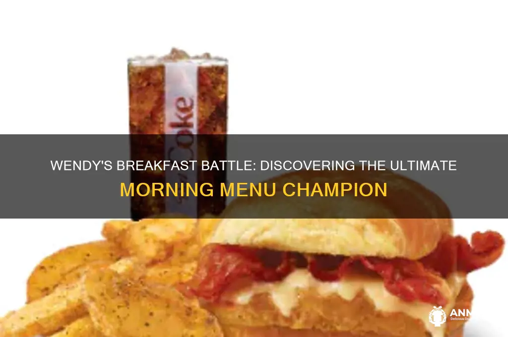 what is the best breakfast item at wendy