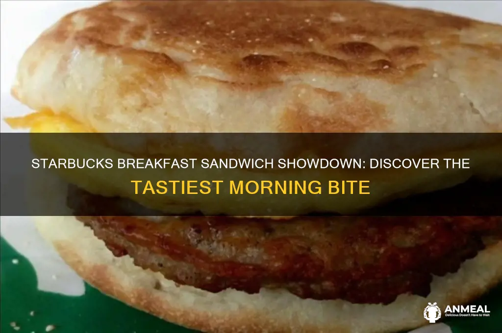 what is the best breakfast sandwich at starbucks