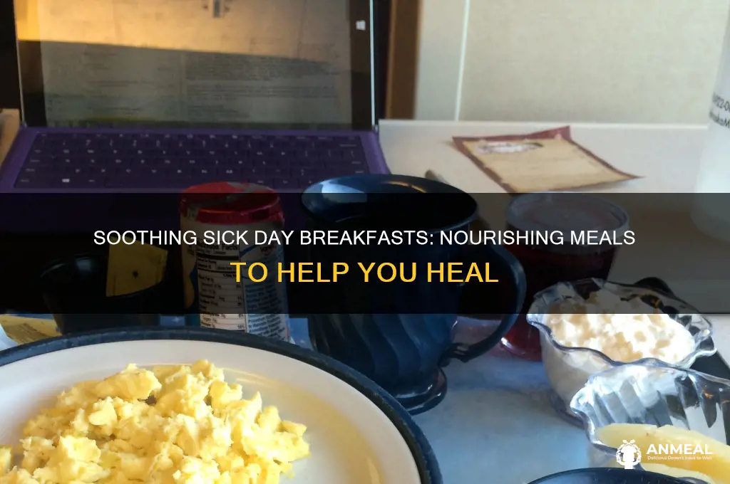 what is the best breakfast to have if your sick