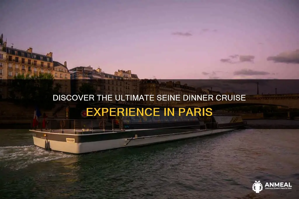what is the best dinner cruise on the seine