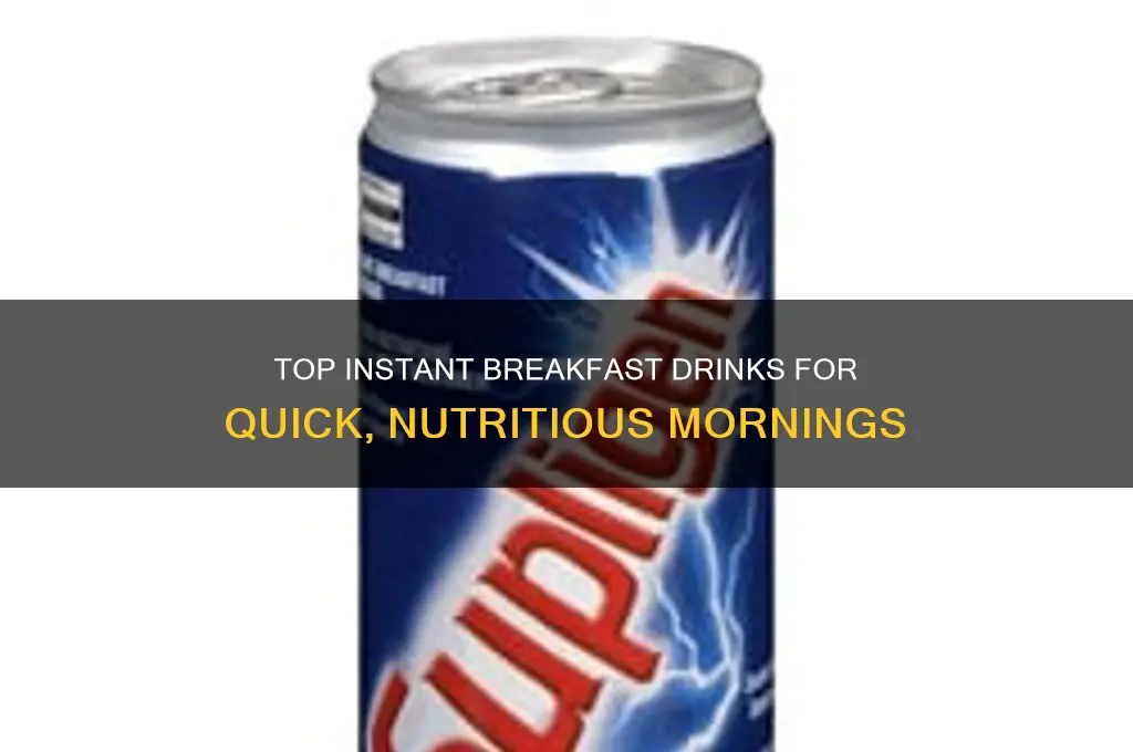what is the best instant breakfast drink