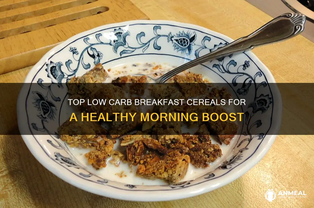 what is the best low carb breakfast cereal