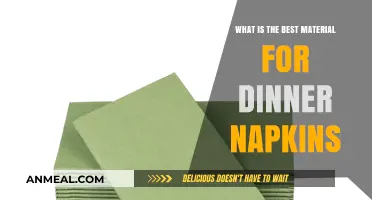 Choosing the Perfect Dinner Napkins: Top Materials for Elegance and Durability