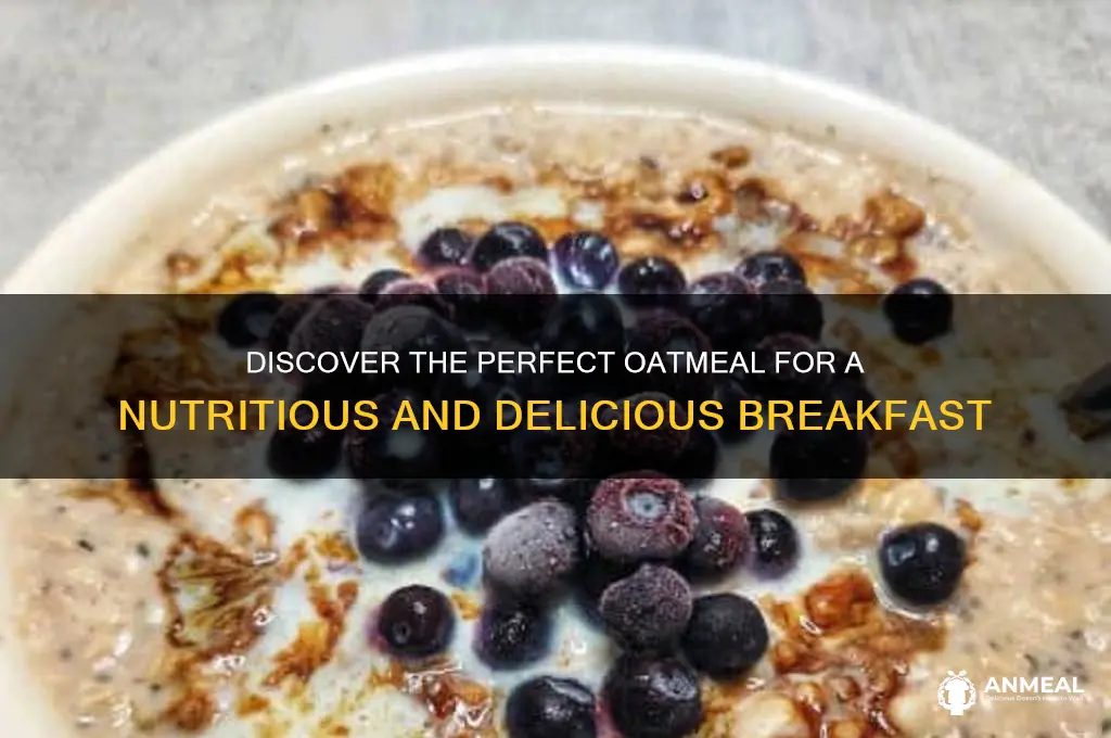 what is the best oatmeal for breakfast