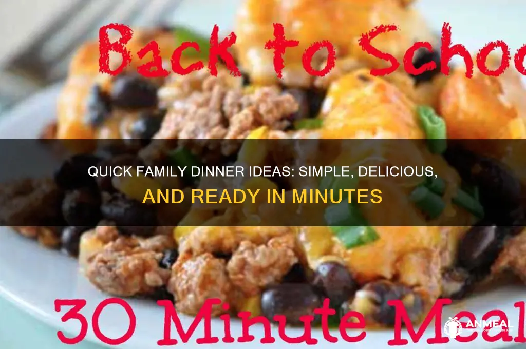 what is the best quick family dinner