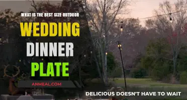 Choosing the Perfect Outdoor Wedding Dinner Plate Size: A Guide