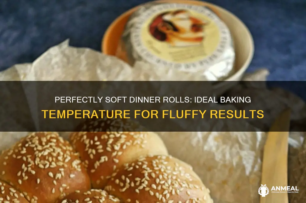 what is the best temperture to bake solf dinner rolls