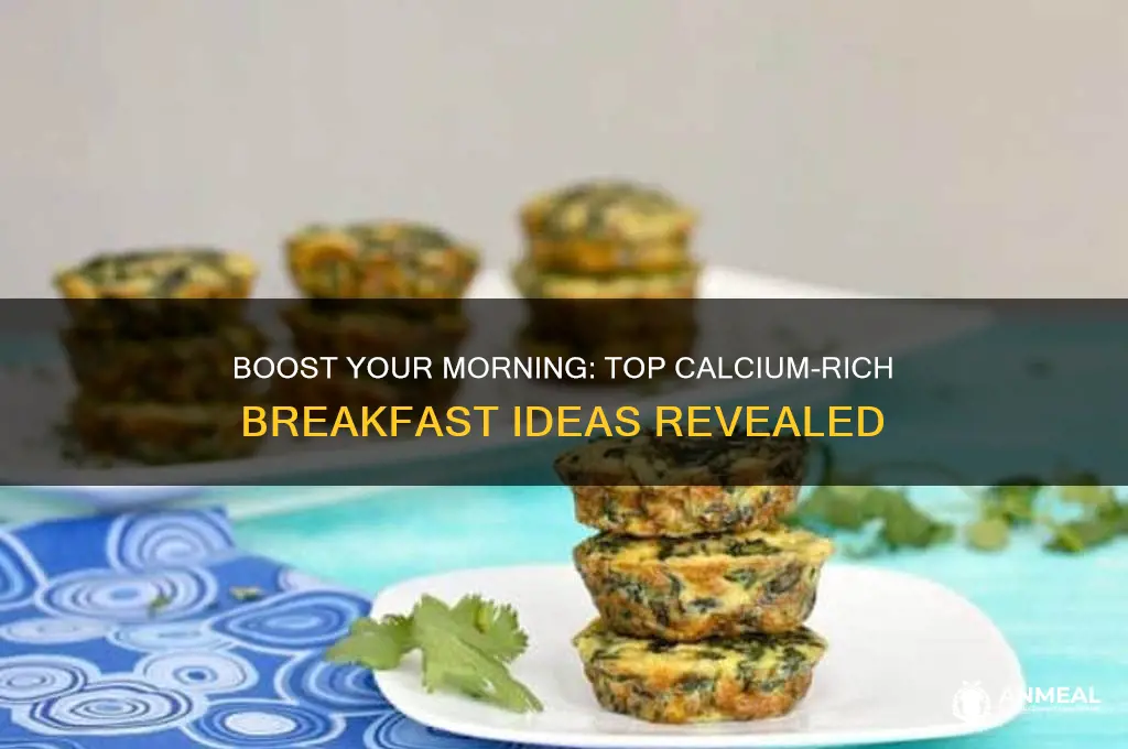 what is the best way to get calcium at breakfast