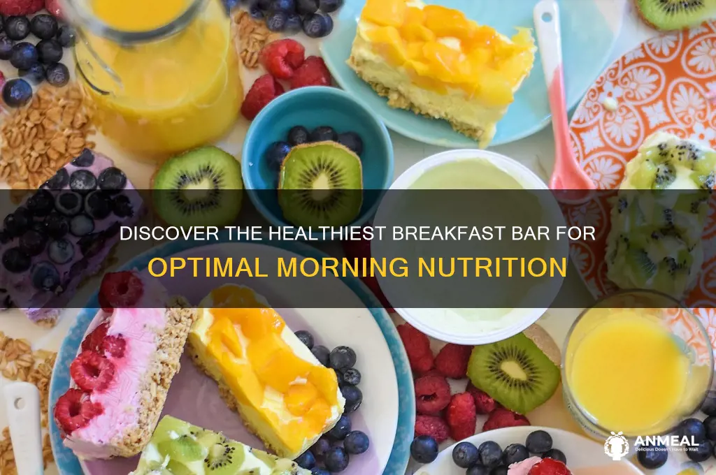 what is the bhealthiest breakfast bar