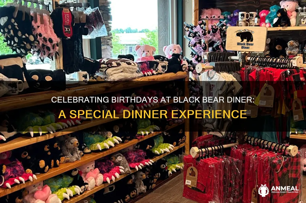what is the birthday dinner at black bear diner
