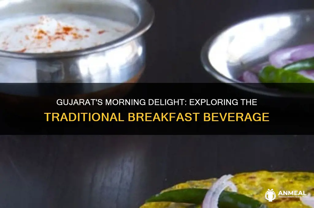 what is the breakfast beverage in gujarat