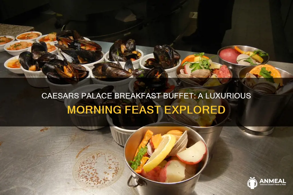 what is the breakfast buffet at caesars palace