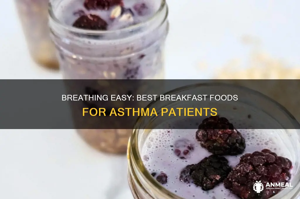 what is the breakfast food asthma patients