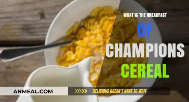 The Breakfast of Champions Cereal: Unveiling the Ultimate Morning Fuel