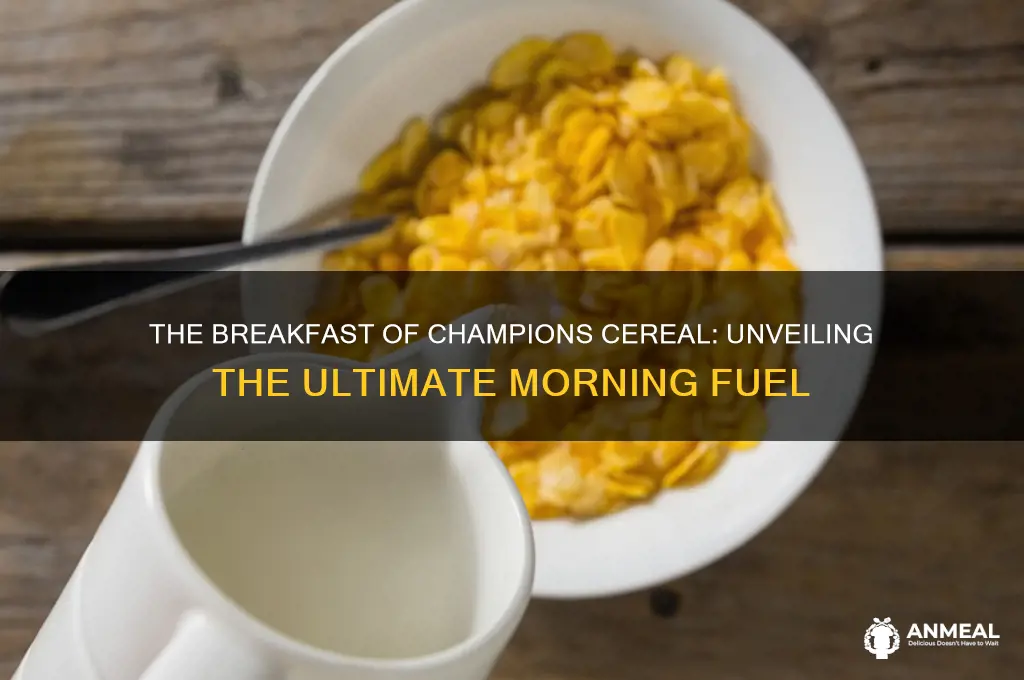 what is the breakfast of champions cereal