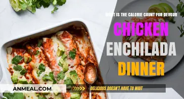 Devour Chicken Enchilada Dinner: Calorie Count and Nutritional Breakdown