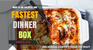 Quick, Affordable Dinner Box Options: Budget-Friendly Meal Solutions