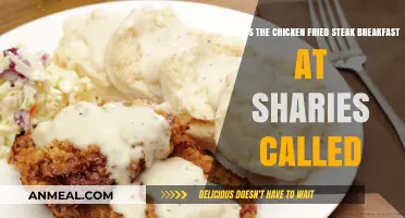 Discover Sharies' Famous Chicken Fried Steak Breakfast Name and Delight