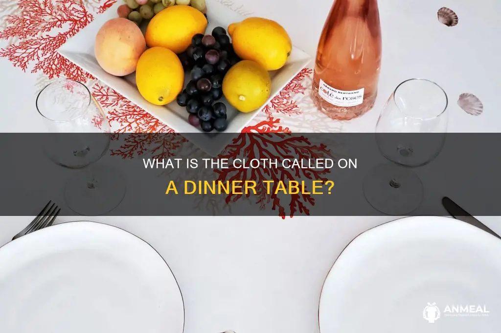 what is the cloth called on dinner