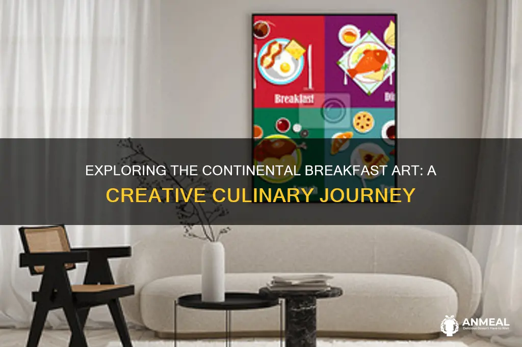 what is the continental breakfast art