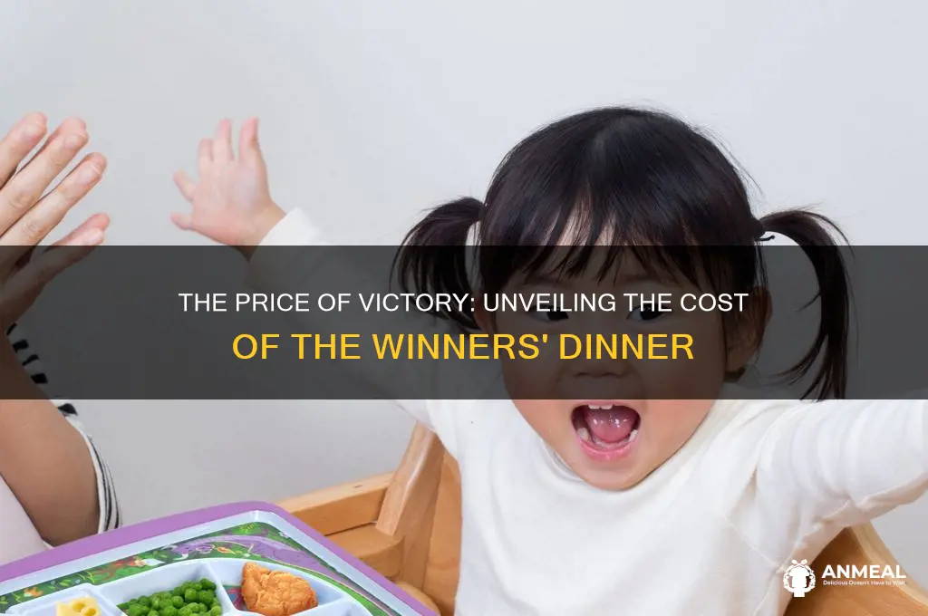 what is the cost for the winners dinner