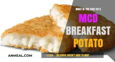 How Much Does a McDonald's Breakfast Potato Cost?