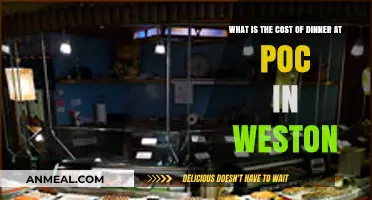 Dinner at POC Weston: Exploring the Cost and Menu Highlights