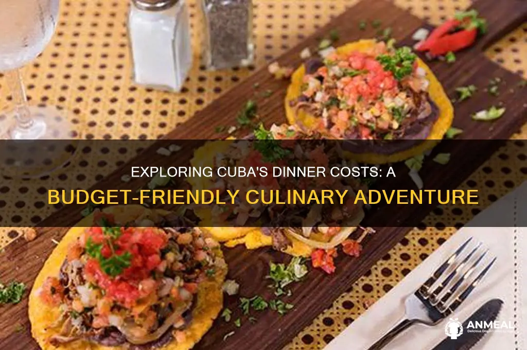 what is the cost of dinner in cuba