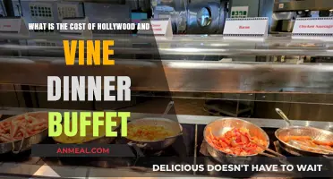 Hollywood & Vine Dinner Buffet Cost: What to Expect