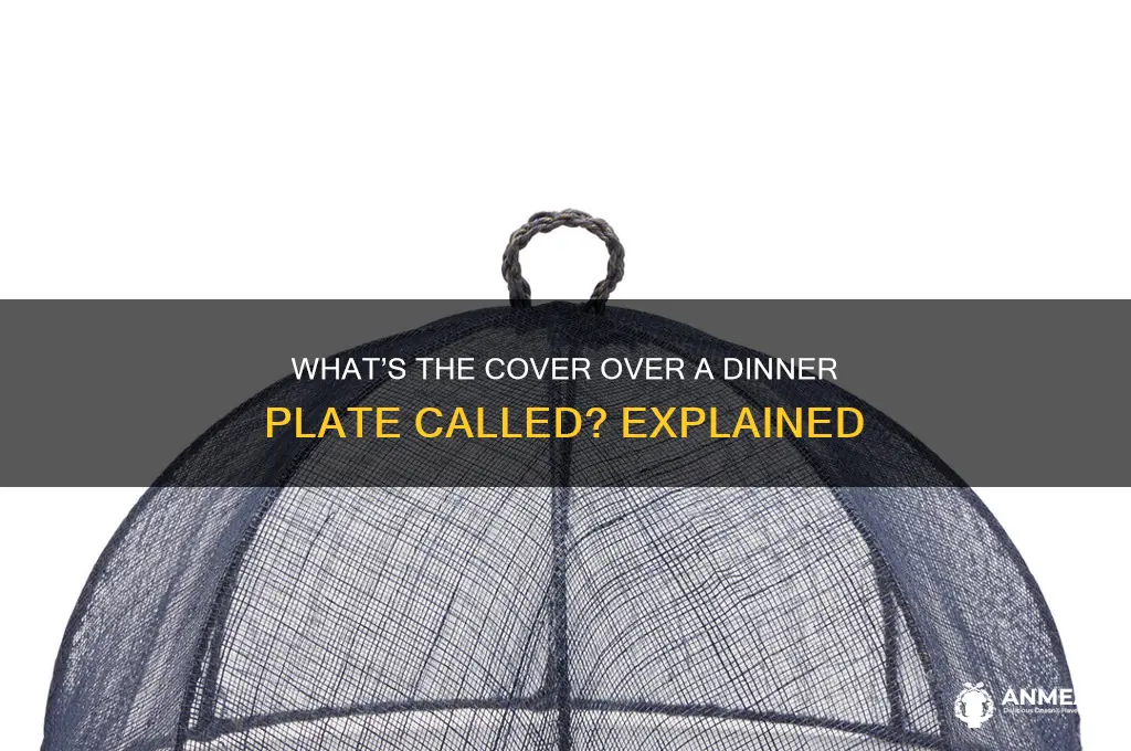 what is the cover over a dinner plate called