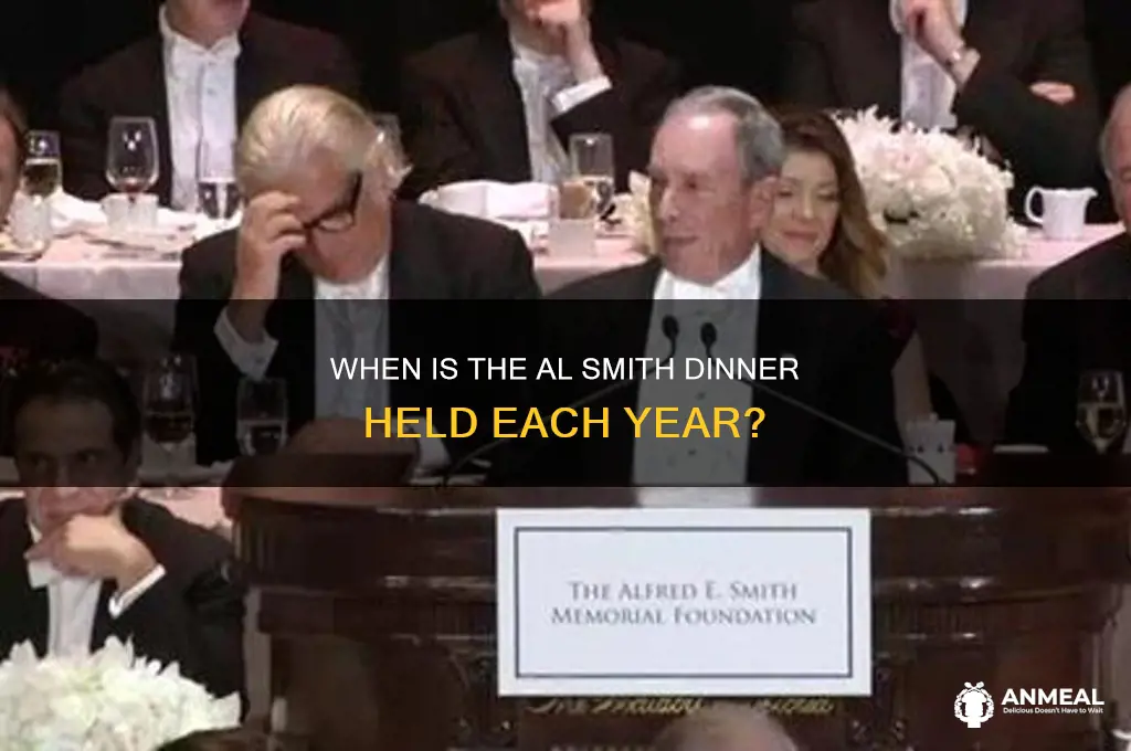 what is the date of the al smith dinner
