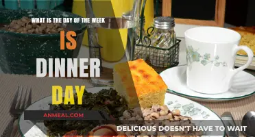 Unveiling the Weekly Tradition: Which Day is Officially Dinner Day?