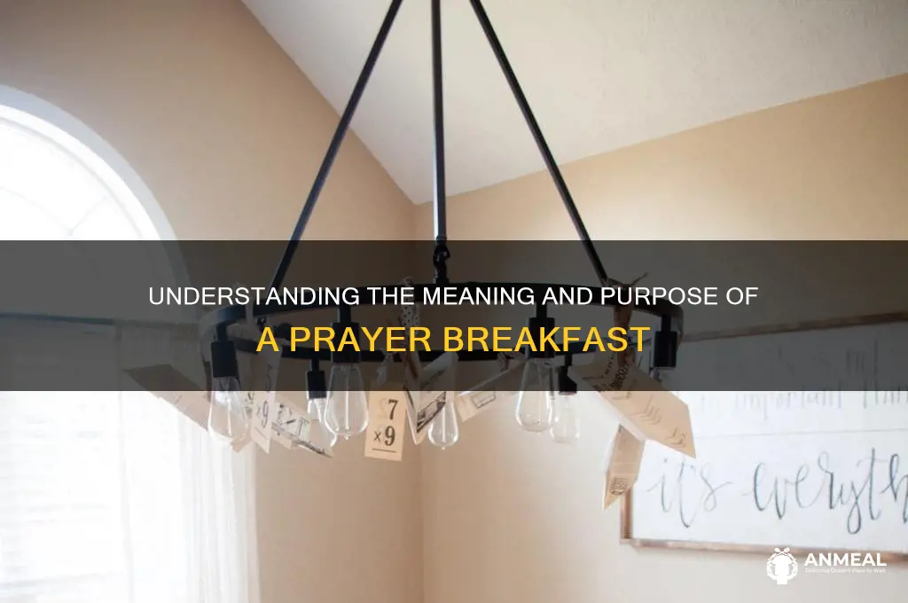 what is the definition of a prayer breakfast
