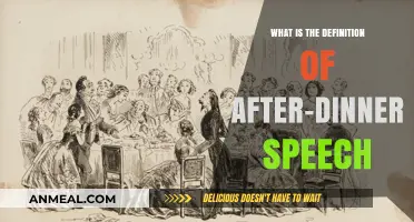 Understanding the Art of the After-Dinner Speech: Definition and Purpose