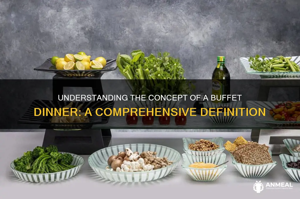 what is the definition of buffet dinner