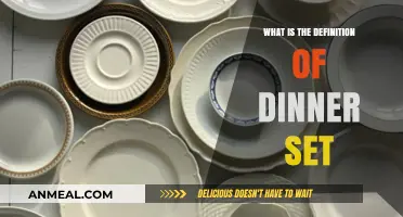 Understanding the Definition and Purpose of a Dinner Set
