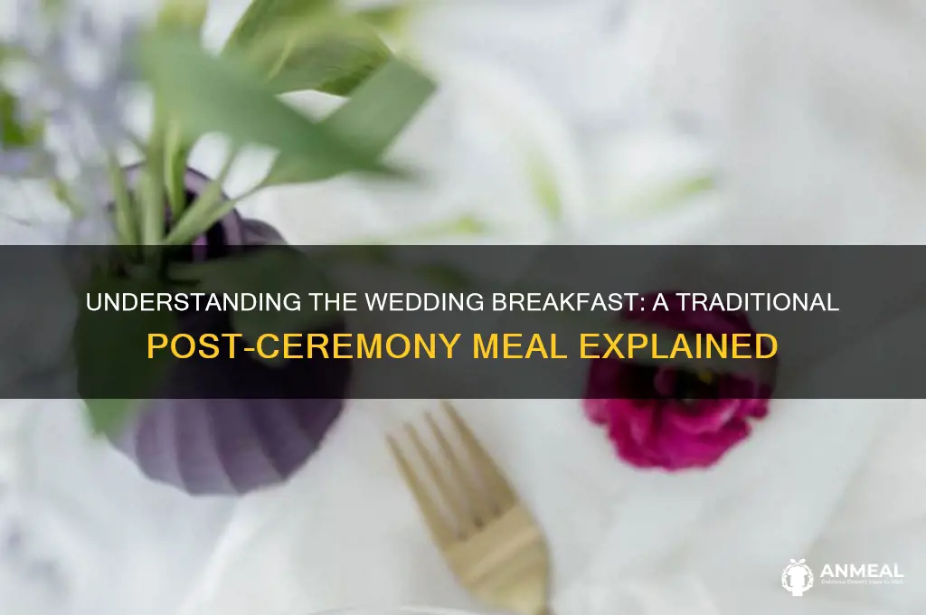 what is the definition of wedding breakfast
