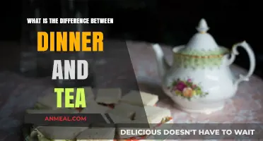 Dinner vs. Tea: Unraveling the Cultural and Culinary Differences