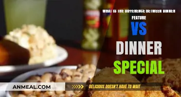 Dinner Feature vs. Special: Understanding the Key Menu Differences