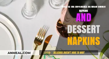 Dinner Napkins vs. Dessert Napkins: Understanding the Key Differences