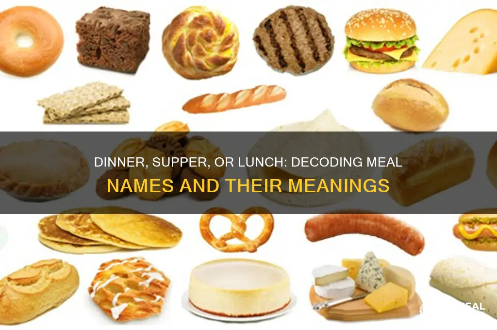 what is the difference between dinner supper and lunch