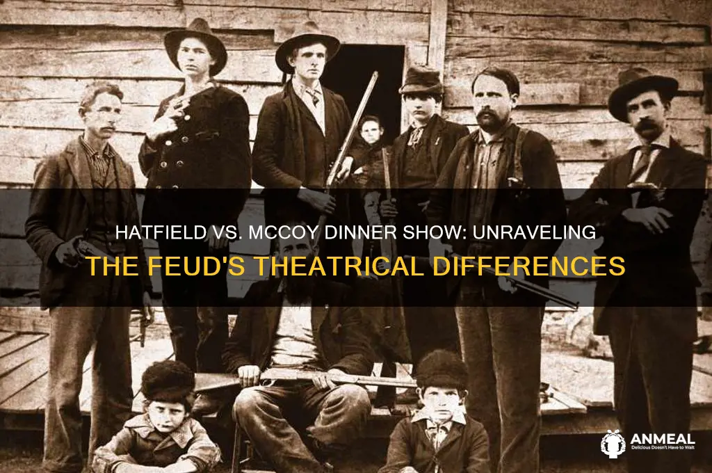 what is the difference between hatfield and mccoy dinner show