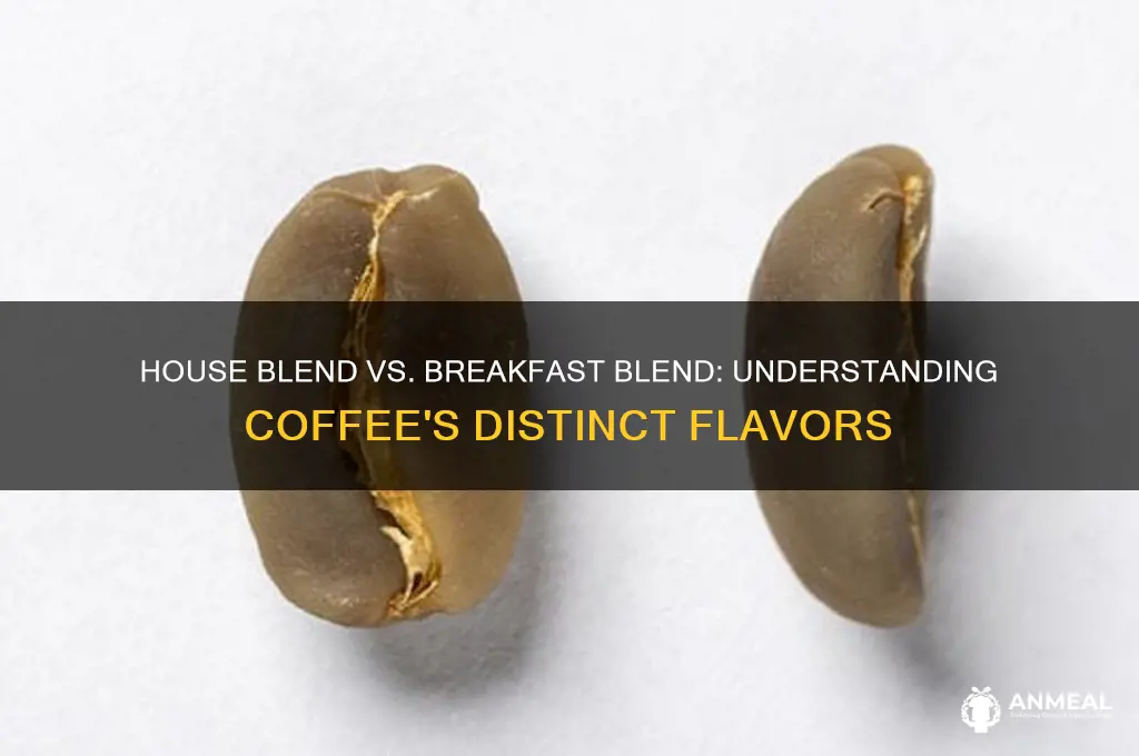 what is the difference between house blend and breakfast blend