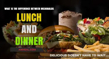 McDonald's Lunch vs. Dinner: Key Menu Differences Explained