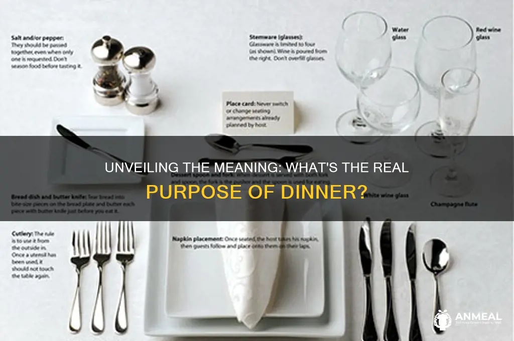 what is the dinner about