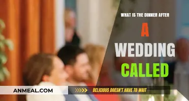 The Post-Wedding Dinner: Unveiling the Name and Traditions