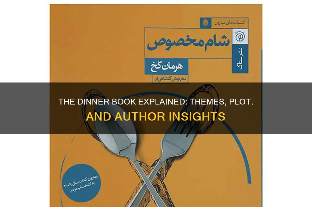 what is the dinner book about
